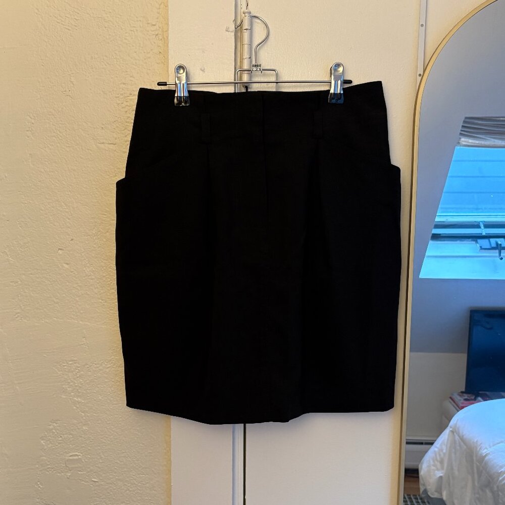Acne Studios Vintage Wool Skirt w/ Pockets - Black, EU 36 (~US 26)